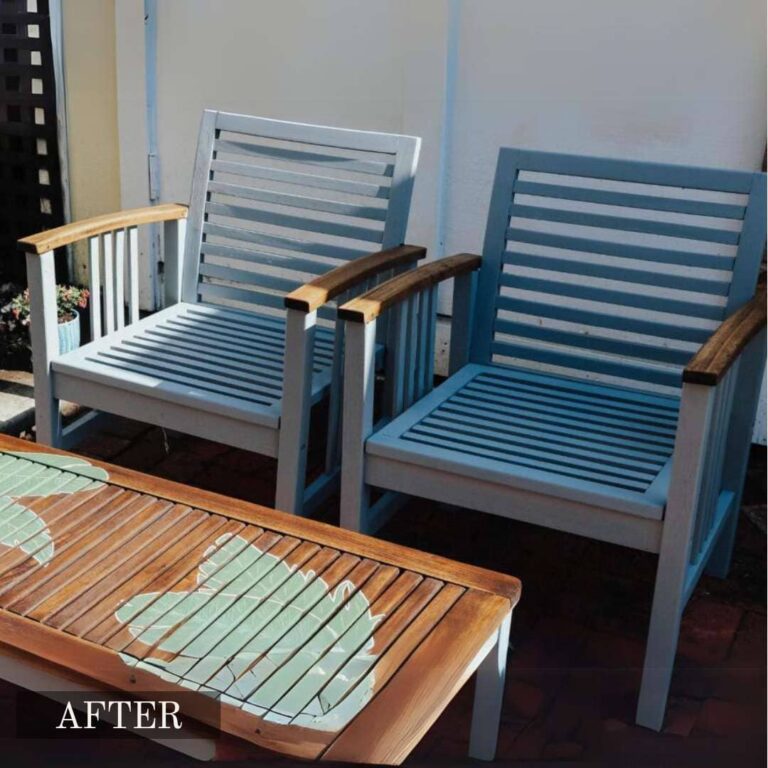 Teak patio table restoration in Adelaide – expertly repaired and sealed for durability